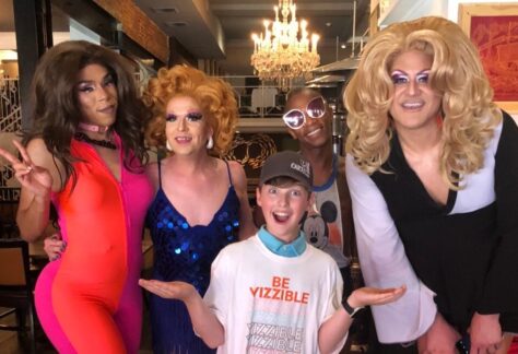 Young Sheldon with Philly Drag Queens