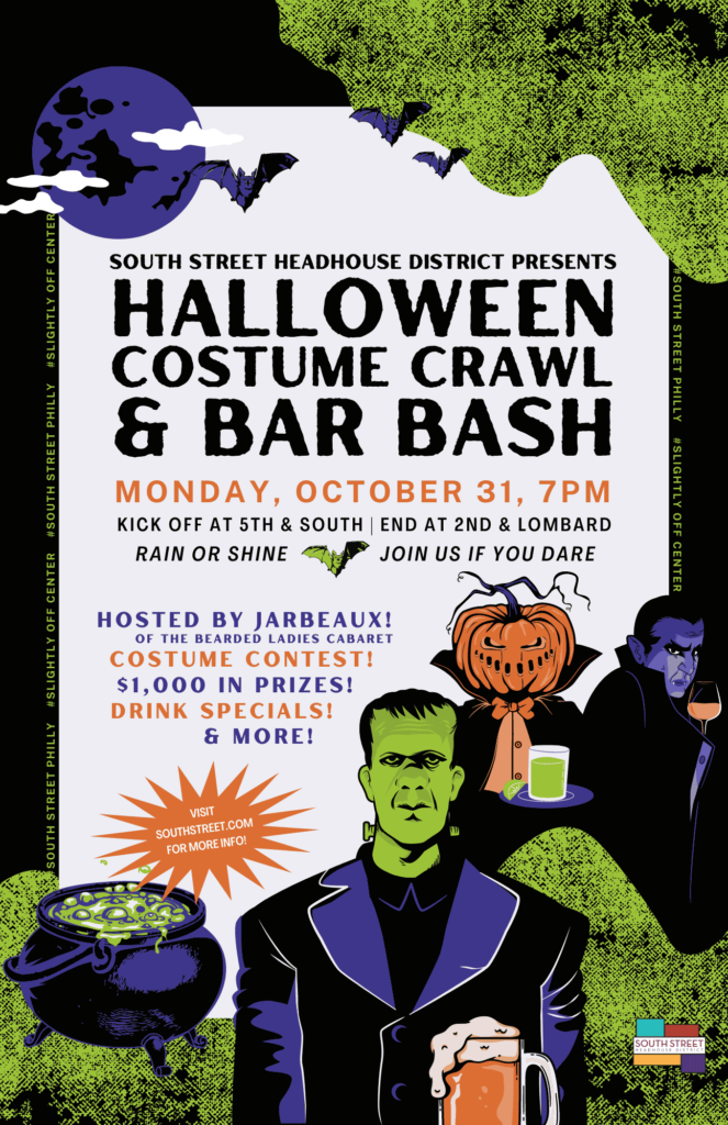 South Street’s Halloween Costume Crawl & Bar Bash PhillyGayCalendar