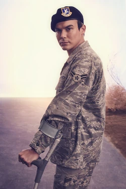 Sgt. Alex Manes The CW’s Roswell, New Mexico Gay veteran with mobility issues