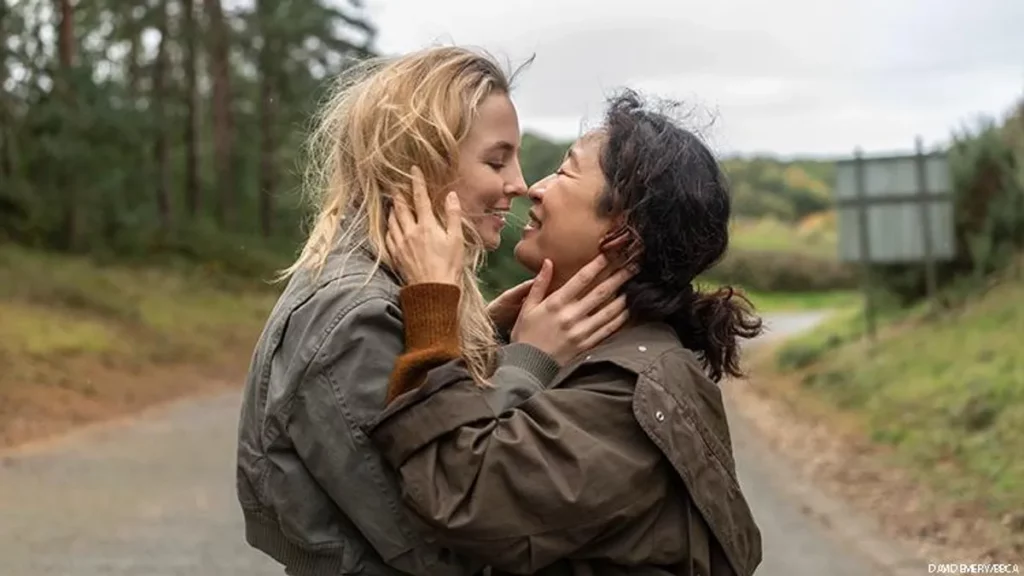 Killing Eve's Villanelle, who is openly bisexual, and Eve, who develops an obsession with Villanelle