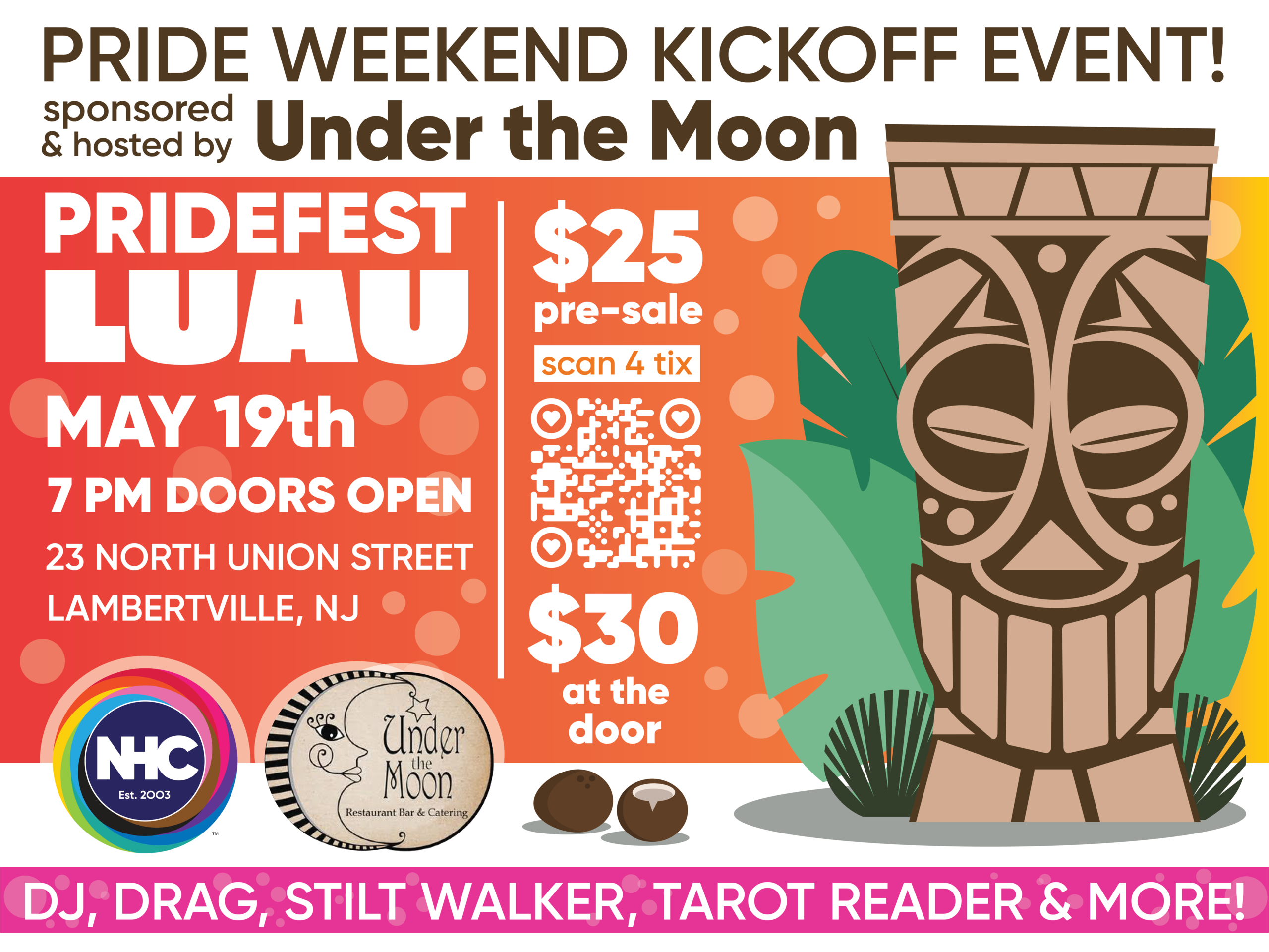 NHC & UTM Pride Weekend Kick Off Luau