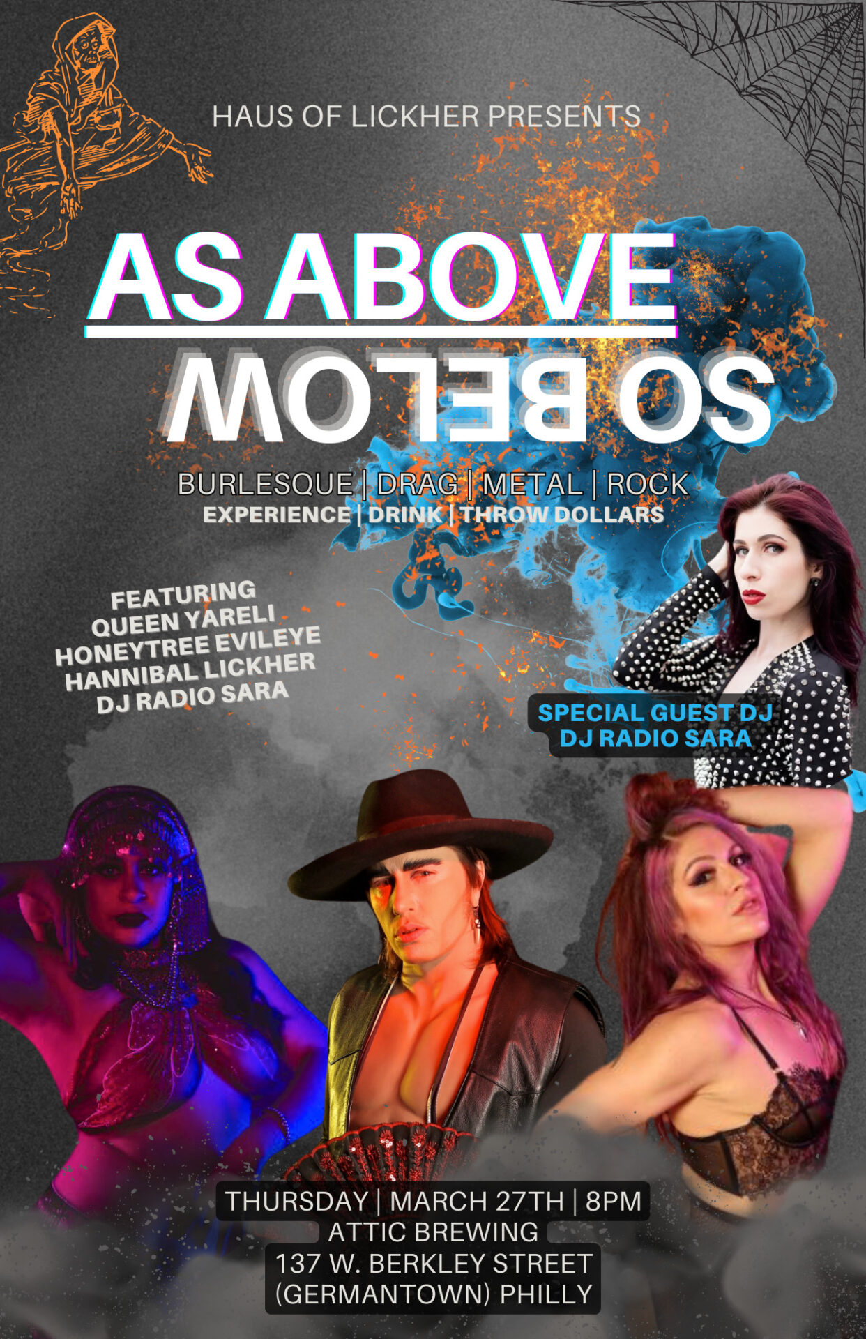 Haus of Lickher presents…As Above | So Below (A Metal Rock Drag & Burlesque Show)