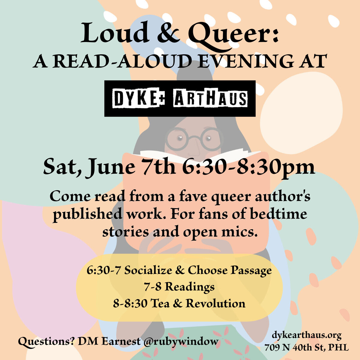 LOUD & QUEER: A Read-aloud Night at the Dyke+ ArtHaus